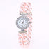 Crystal Watch Pearl String Strap Watch models Clock Ladies